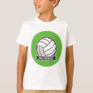 T-shirt Voleibol em Greve Verde