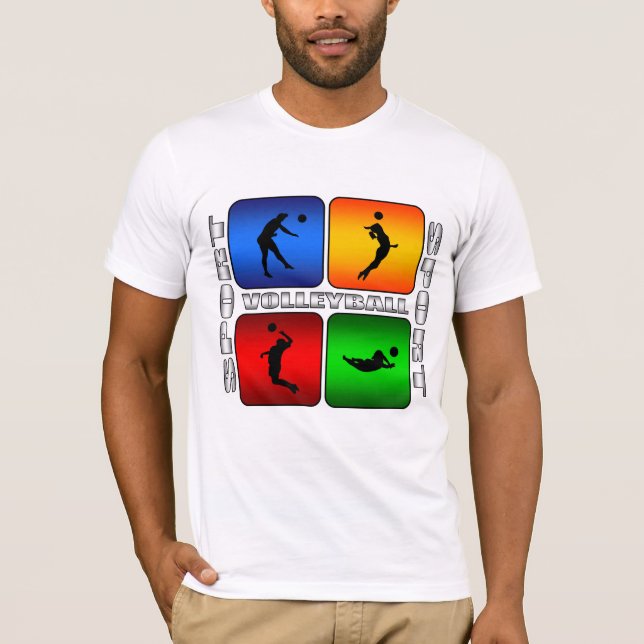 T-shirt Voleibol espectacular (Frente)