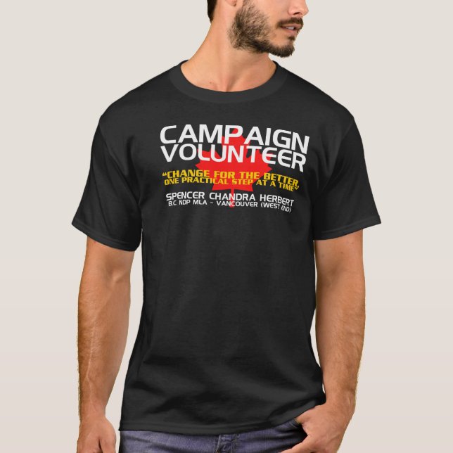 T-shirt Voluntário de NDP (Frente)