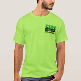 T-shirt voluntário do CERT