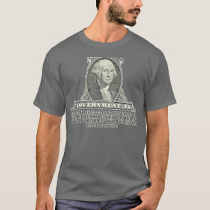 T-shirt Von Mises no papel moeda