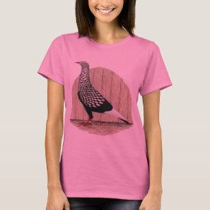 T-shirt Voo Voando Black Teager Pigeon