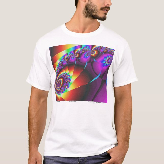 T-shirt Vortex lascado (Frente)