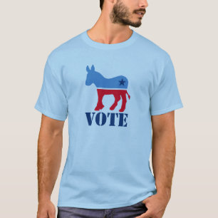 T-shirt votação democrática
