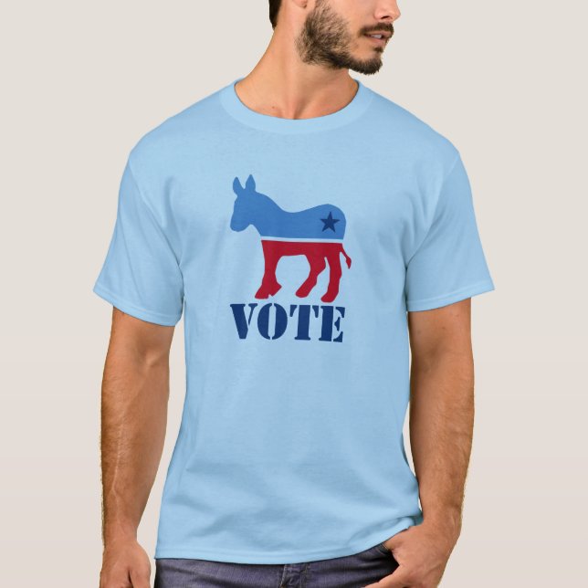 T-shirt votação democrática (Frente)