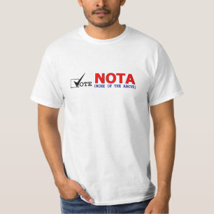 T-shirt Voto NOTA T simples