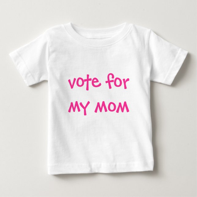 T-shirt voto para minha mamã (Frente)