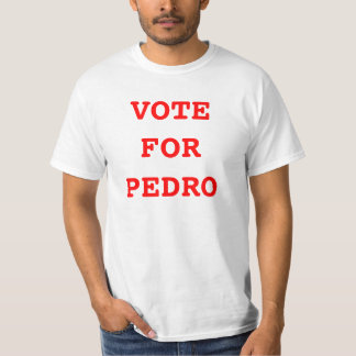 T-SHIRT VOTO PARA PEDRO