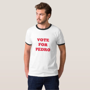 T-shirt Voto para Pedro