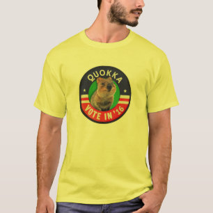 T-shirt Voto Quokka para o presidente em 2016