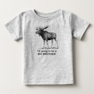 T-shirt Vou ser um irmão mais velho! (MOOSE)