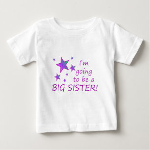 T-shirt Vou ser uma irmã mais velha!