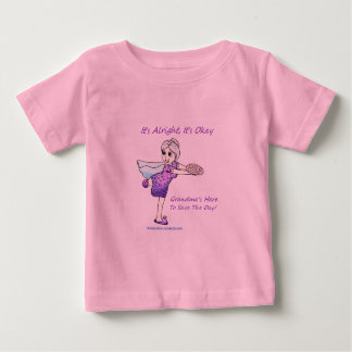 T-shirt Vovó Americana Super Vovó Bebê Tutu Bodô