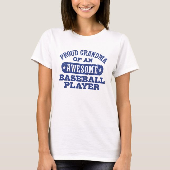 T-shirt Vovó de beisebol (Frente)
