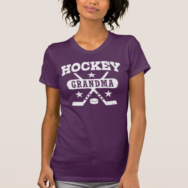 T-shirt Vovó de Hockey (Frente)
