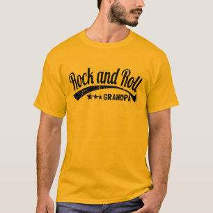 T-shirt vovô do rock and roll