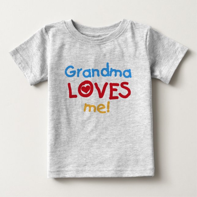 T-shirt Vovó me ama (Frente)