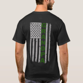 T-shirt Vovô, Orgulho de Bandeira dos EUA