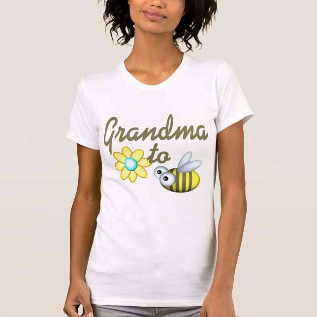 T-shirt Vovó para Bee (Frente)