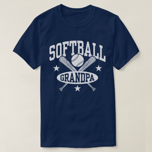 T-shirt Vovô Softball (Frente do Design)
