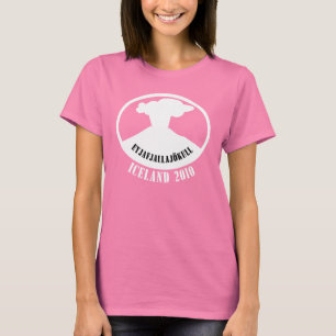 T-shirt Vulcão 2010 de Islândia