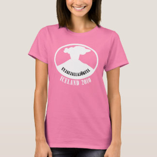 T-shirt vulcão da Islândia 2010
