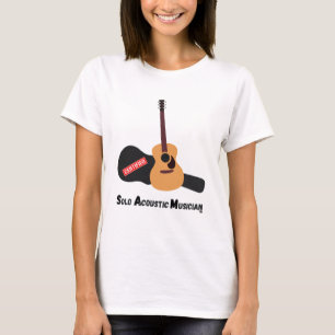 T-Shirt (W) com Escolhida de Guitarra de SAM Certi
