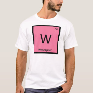 T-shirt W - Química Desportiva de Waterpolo Mesa periódica