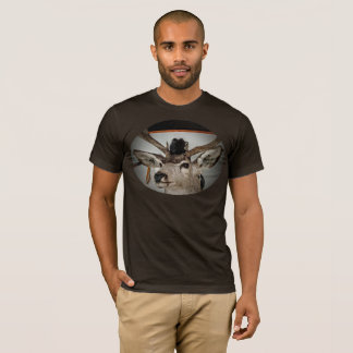 T-shirt w/text da camomila de Papillion