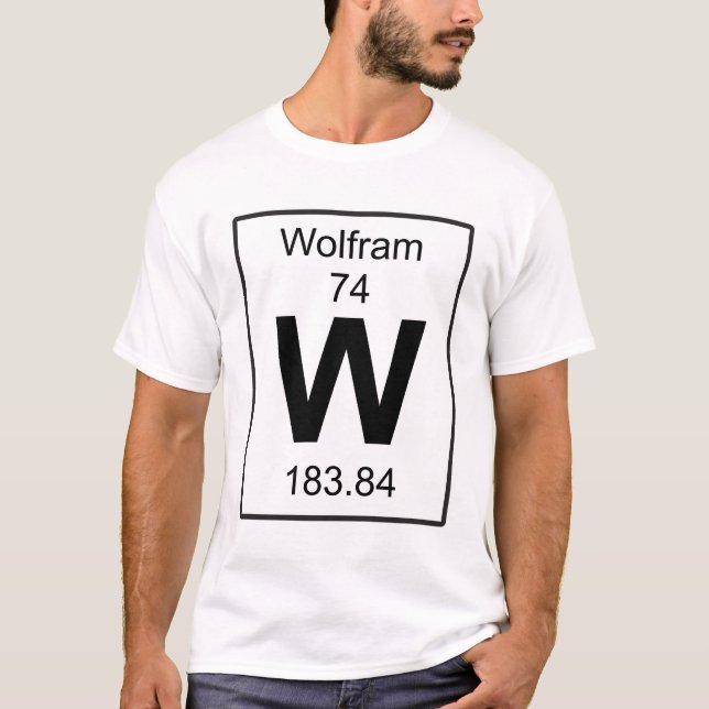 T-shirt W - Wolfram (Frente)