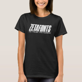 T-Shirt (W) - Zetafonts The Italian Type Foundry