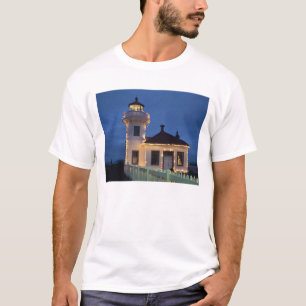 T-shirt WA, Mukilteo, Farol de Mukilteo, estabelecido