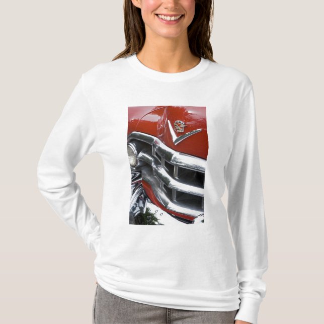T-shirt WA, Seattle, automóvel americano clássico. 4 (Frente)