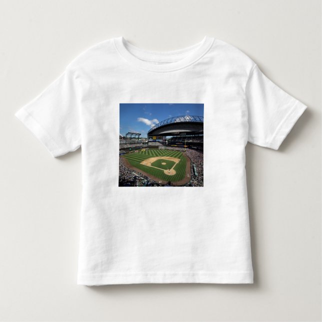 T-shirt WA, Seattle, Safeco Field, basebol dos Mariners (Frente)