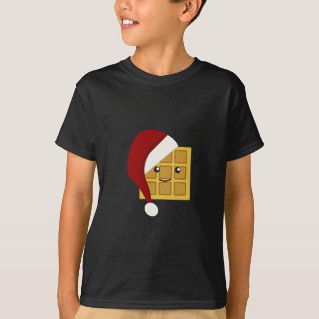 T-shirt Waffle de Natal (Frente)