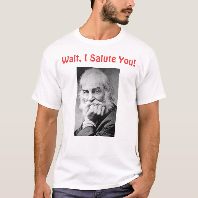 T-shirt Walt, eu saudo-o (Frente)