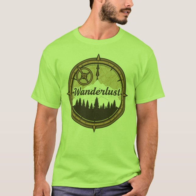 T-shirt Wanderlust (Frente)