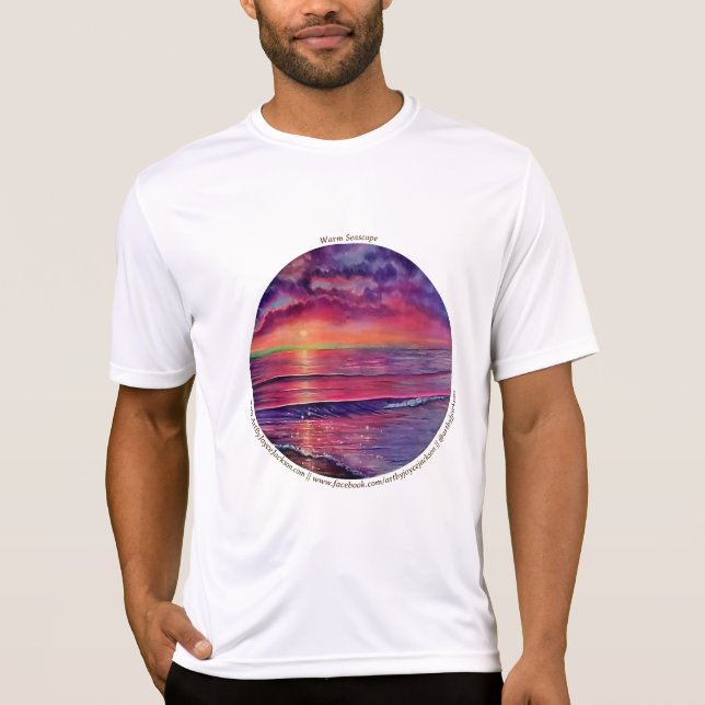 T-Shirt Warm Seascape (Frente)