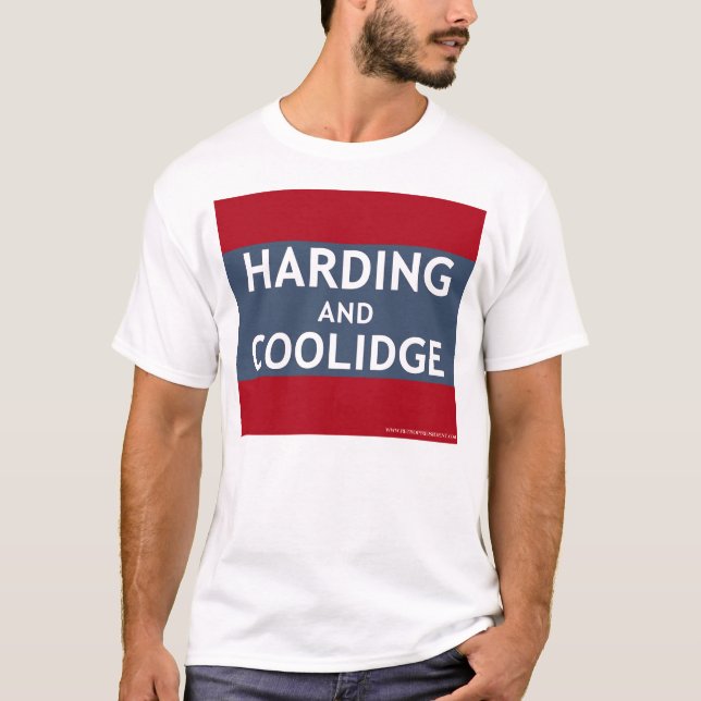 T-shirt Warren G. Harding-Calvin Coolidge (Frente)
