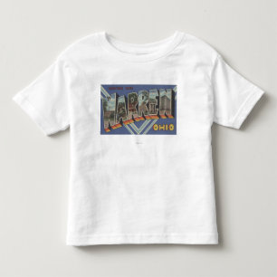 T-shirt Warren, letra ScenesWarren de OhioLarge, OH