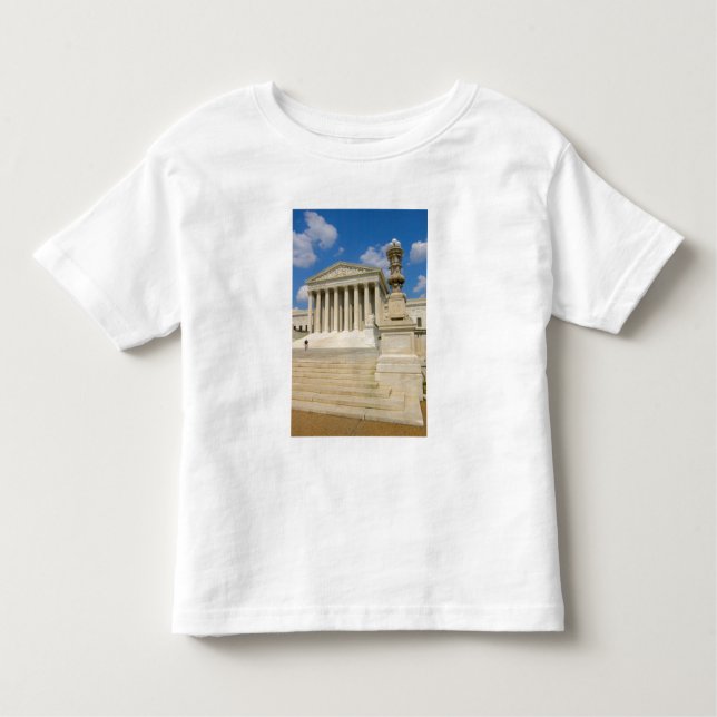 T-shirt Washington, C.C., construção da corte suprema (Frente)