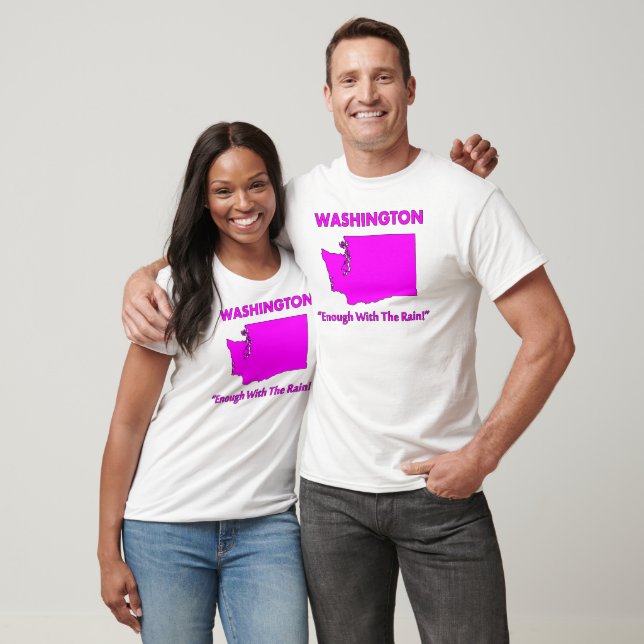 T-shirt Washington - Chega de Chuva (Unissex)