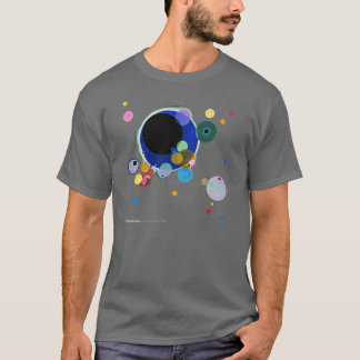 T-shirt Wassily Kandinsky, diversos círculos