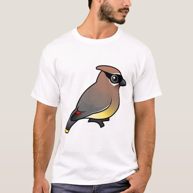 T-shirt Waxwing de cedro (Frente)