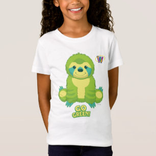 T-shirt Webkinz vai teste padrão verde