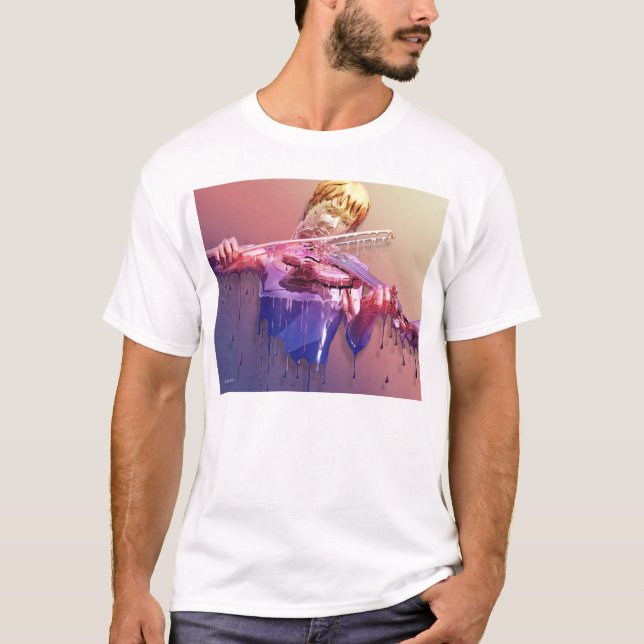 T-shirt Weeping do violino (Frente)