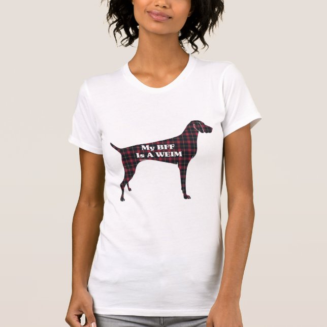 T-shirt Weimaraner BFF (Frente)