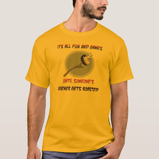 T-shirt Weiner obtem Roasted (Frente)