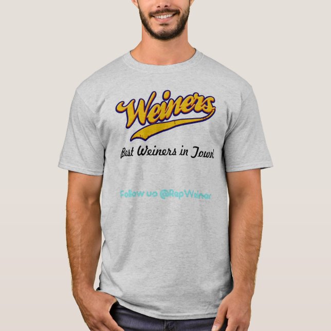 T-shirt Weiners o melhor Weiners na cidade (Frente)