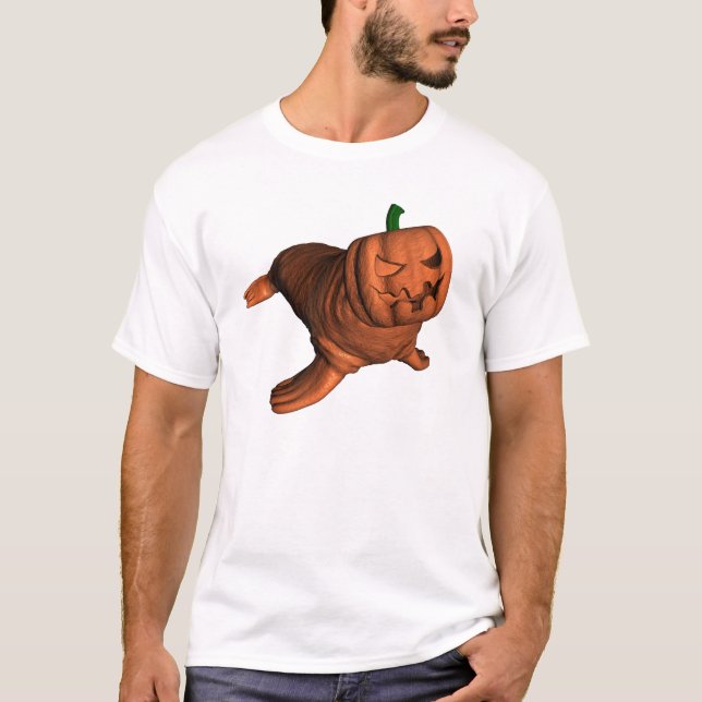 T-shirt Weird Halloween Walrus (Frente)